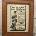 Lot 053 - Antique Howard Obesity Ointment "Wash Your Fat Away" Medical Advertising Poster, The Howard Co., New York, New York, In Frame, 15-3/8" x 18-3/8"