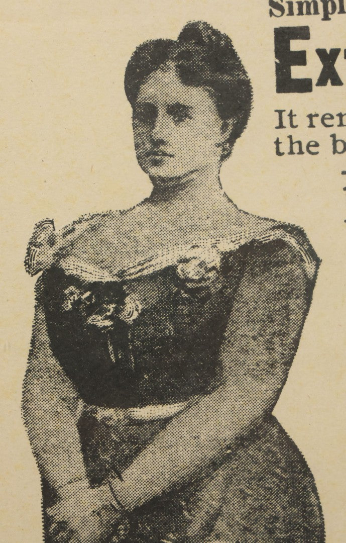 Lot 053 - Antique Howard Obesity Ointment "Wash Your Fat Away" Medical Advertising Poster, The Howard Co., New York, New York, In Frame, 15-3/8" x 18-3/8"