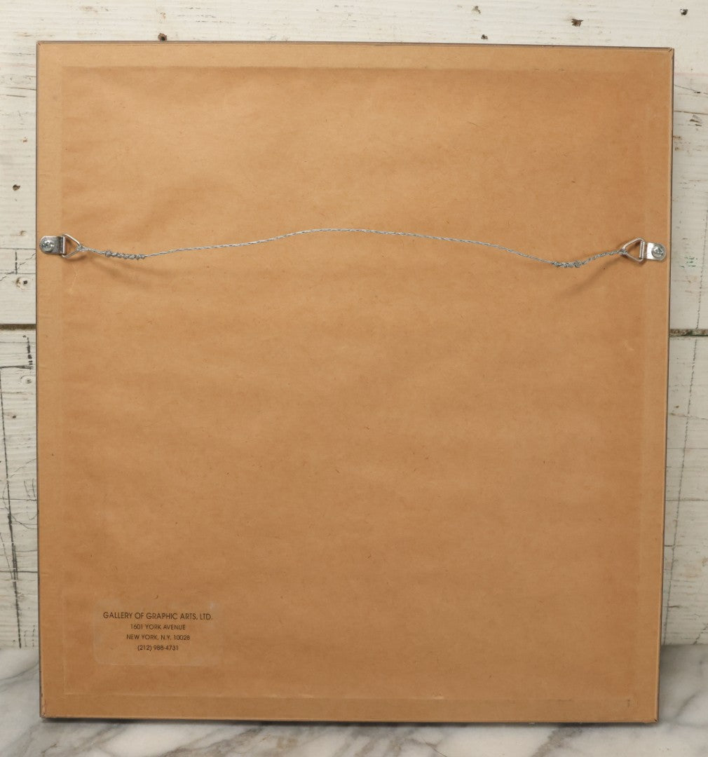 Lot 059 - Antique Late 18th Century Aquatint Anatomical Print, Plate 62, View Of The Brain, By A. Fyfe, In Modern Frame, 14-1/4" x 15-1/4"