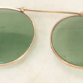 Lot 080 - Antique Clip On Sunglasses With 12K Gold Filled Rim