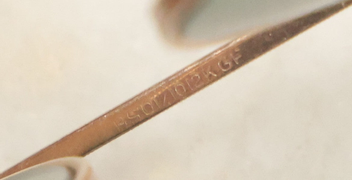 Lot 080 - Antique Clip On Sunglasses With 12K Gold Filled Rim