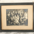 Lot 088 - Antique High School Class Photo, South Framingham Massachusetts, July 1, 1916, Framed, 15-1/2" x 12-1/2"