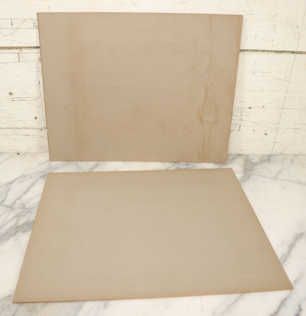 Lot 089 - Pair Of Antique Boarded Photographs Of A Band Posing With Their Instruments, Including String, Drums, And Horns, 14" x 11"