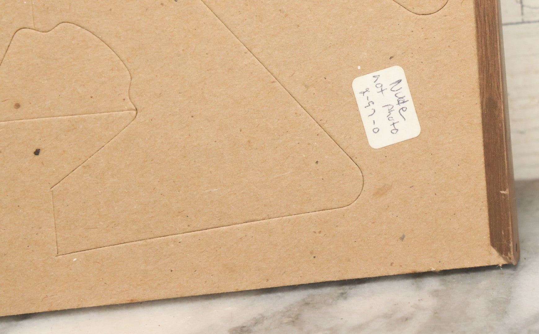 Lot 090 - Vintage Artistic Nude Photograph Magazine Clipping Of A Woman Posing On Rocks, After Andres De Dienes, 8-3/4" x 11-1/8"