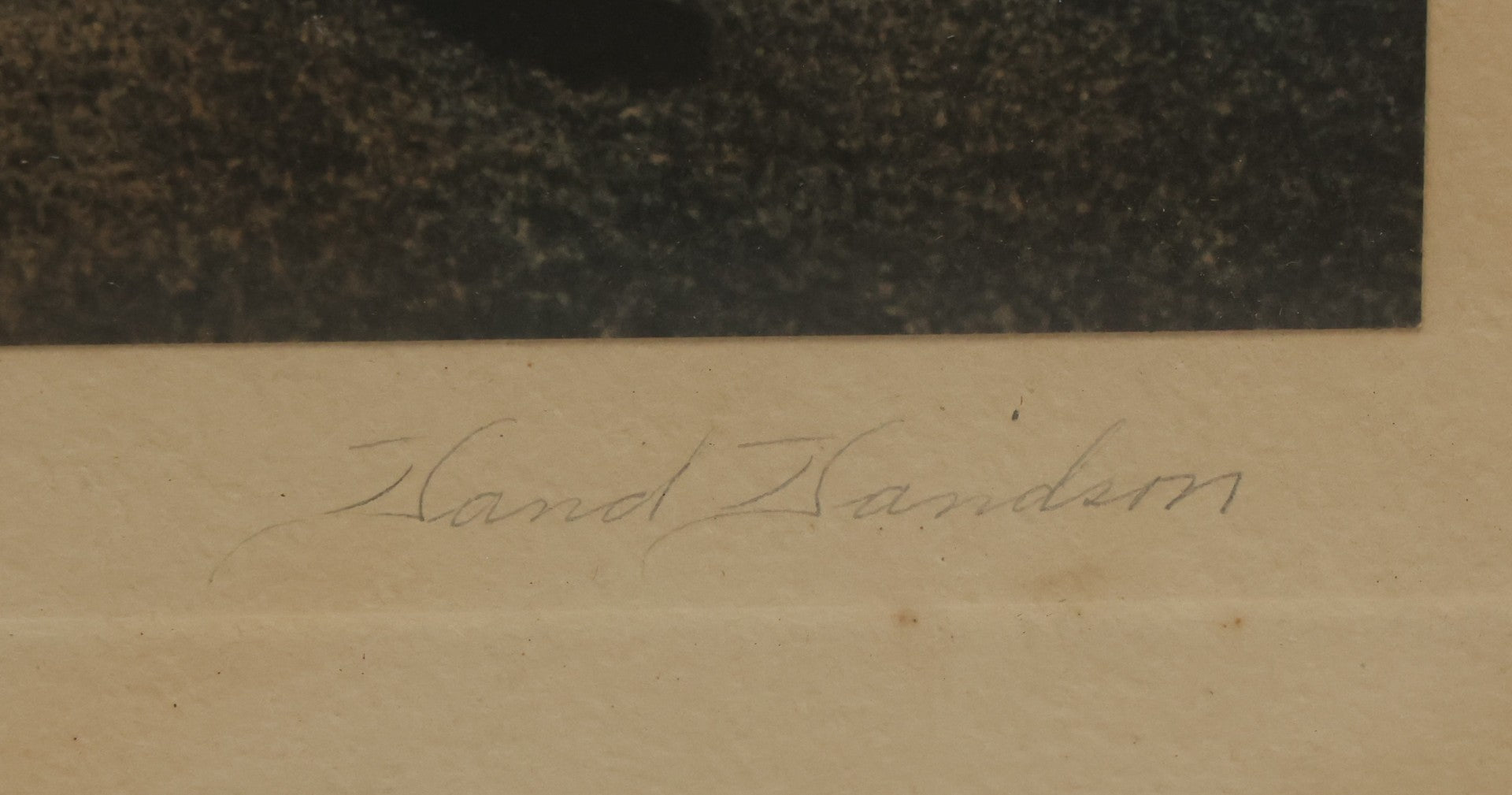 Lot 092 - Antique Photograph Titled "The Lanks May Feast" Photo Of Sheep By David Davidson, Artist Signed, In Frame, 13-1/8" x 11-1/8"