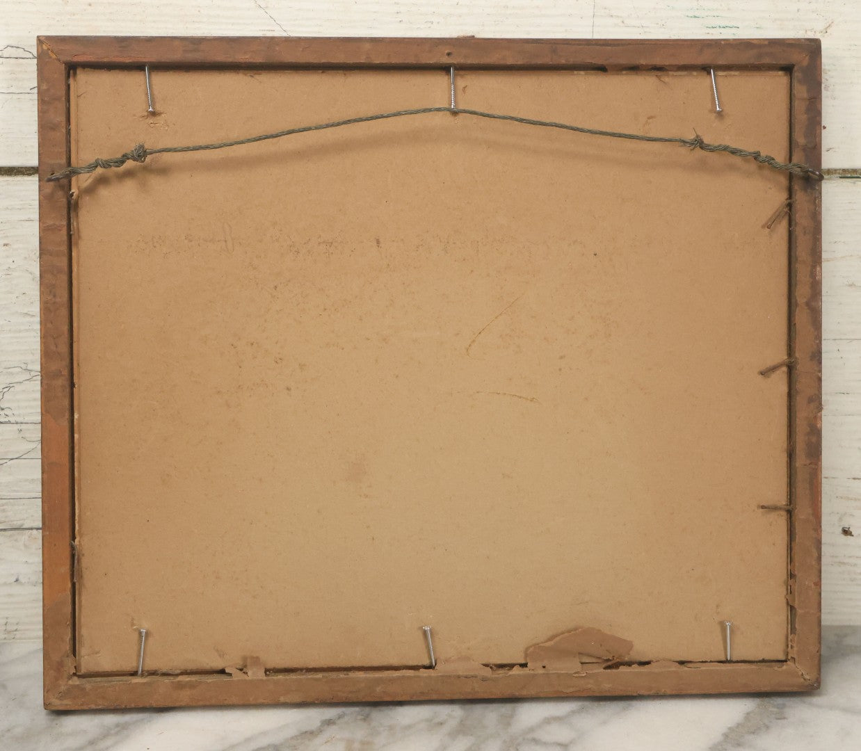 Lot 092 - Antique Photograph Titled "The Lanks May Feast" Photo Of Sheep By David Davidson, Artist Signed, In Frame, 13-1/8" x 11-1/8"