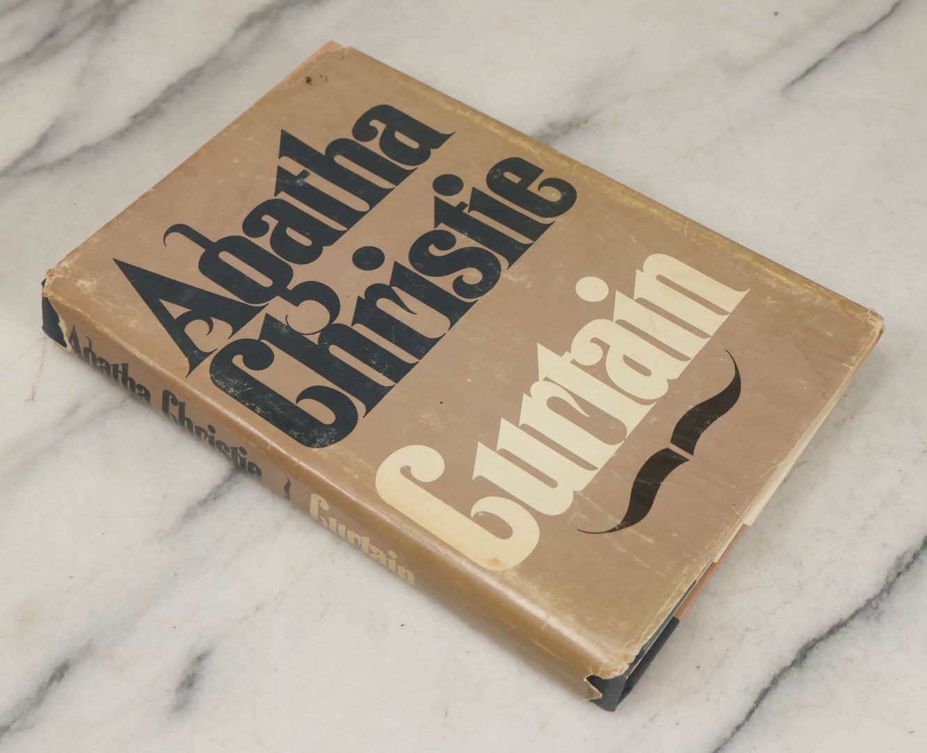 Lot 099 - Grouping Of Three Vintage Agatha Christie Mystery Books Including "Curtain," "Curtain & The Mysterious Affair At Styles," And "Murder For Christmas"
