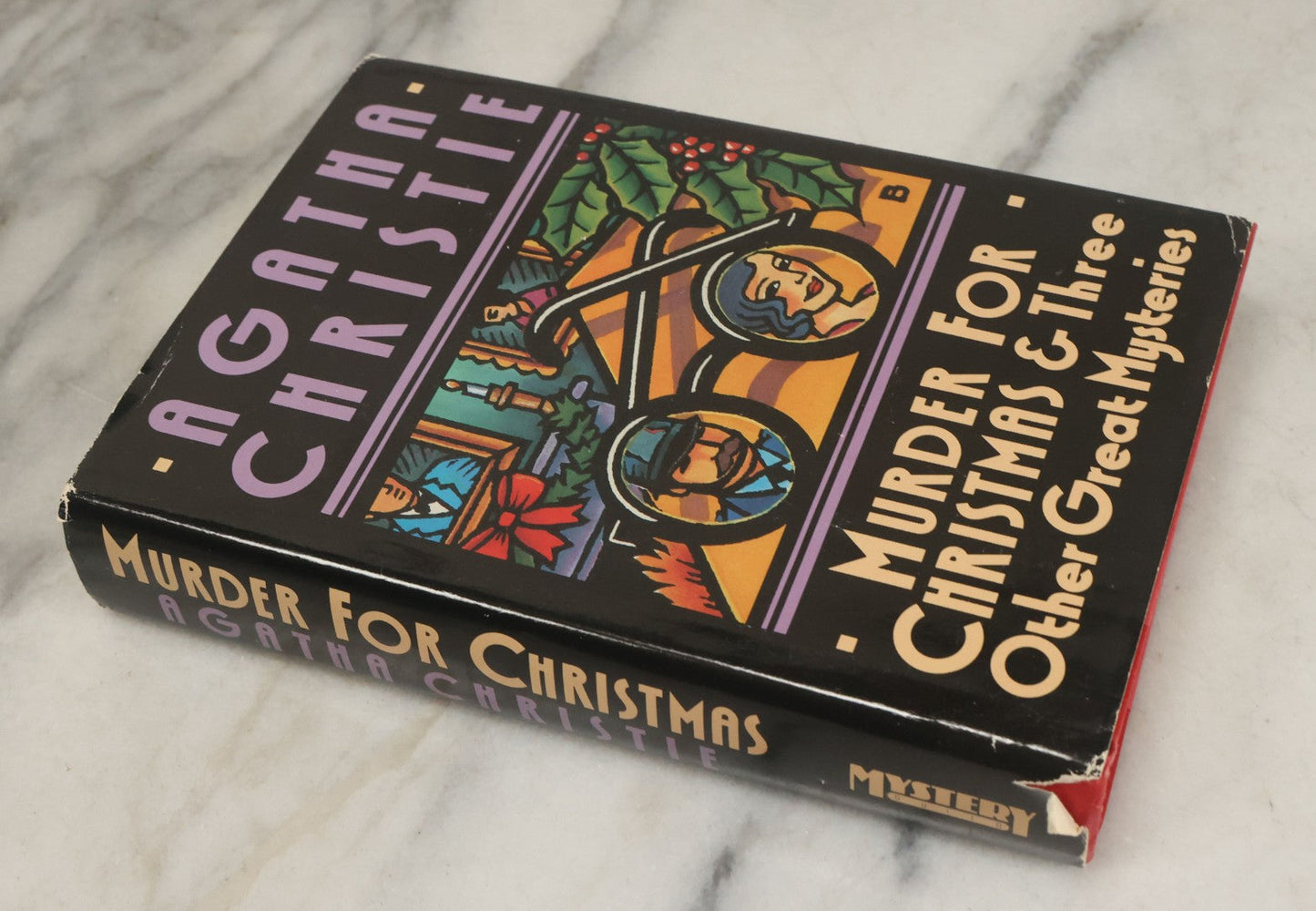 Lot 099 - Grouping Of Three Vintage Agatha Christie Mystery Books Including "Curtain," "Curtain & The Mysterious Affair At Styles," And "Murder For Christmas"