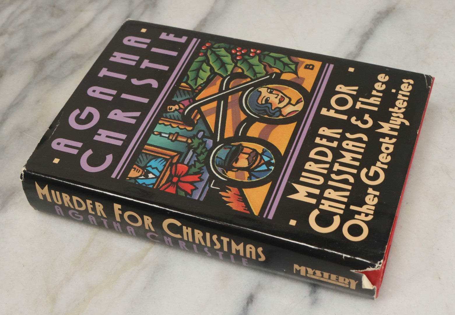 Lot 099 - Grouping Of Three Vintage Agatha Christie Mystery Books Including "Curtain," "Curtain & The Mysterious Affair At Styles," And "Murder For Christmas"