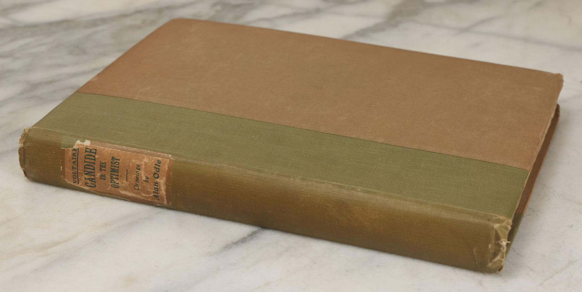 Lot 100 - "Candide Or The Optimist" Antique Book By F. A. M. De Voltaire, Translated Into English By Henry Morley, Illustrated By Alan Odle, George Routledge And Sons Ltd., London, And E.P. Dutton And Co., New York, Publishers, Early 20th Century