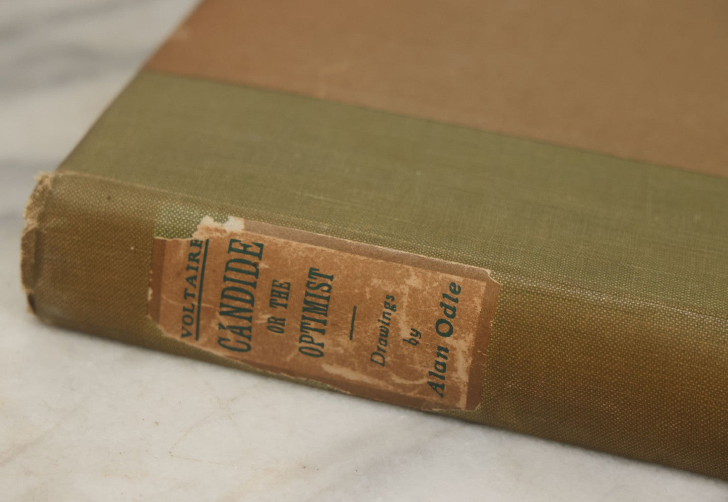 Lot 100 - "Candide Or The Optimist" Antique Book By F. A. M. De Voltaire, Translated Into English By Henry Morley, Illustrated By Alan Odle, George Routledge And Sons Ltd., London, And E.P. Dutton And Co., New York, Publishers, Early 20th Century