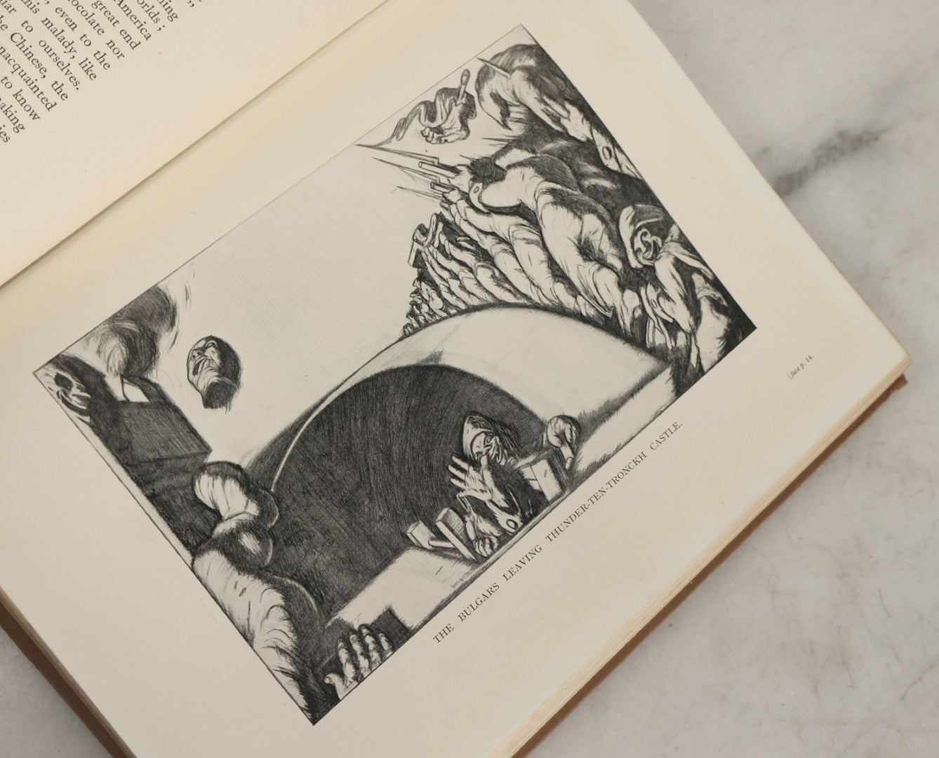 Lot 100 - "Candide Or The Optimist" Antique Book By F. A. M. De Voltaire, Translated Into English By Henry Morley, Illustrated By Alan Odle, George Routledge And Sons Ltd., London, And E.P. Dutton And Co., New York, Publishers, Early 20th Century