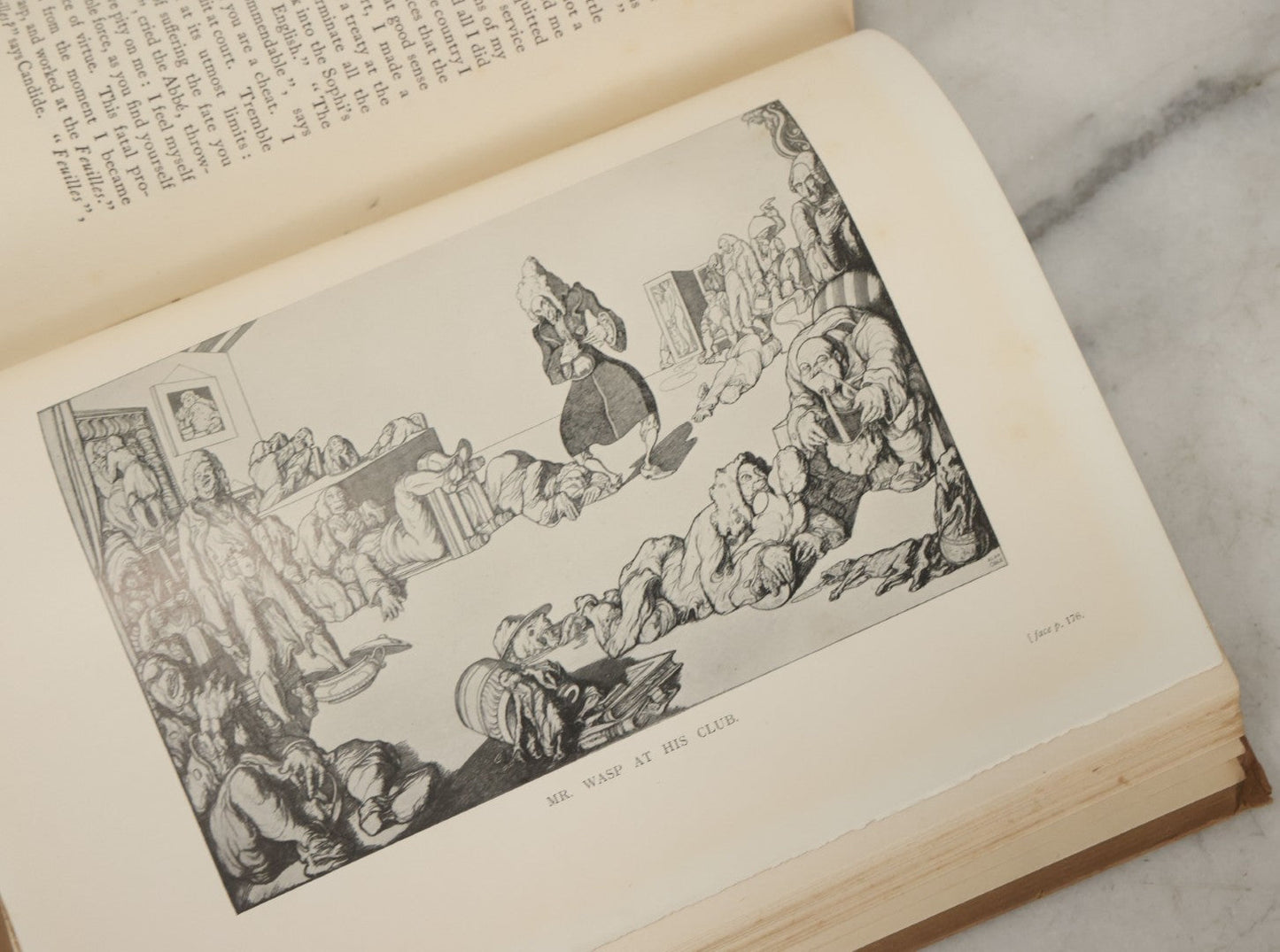 Lot 100 - "Candide Or The Optimist" Antique Book By F. A. M. De Voltaire, Translated Into English By Henry Morley, Illustrated By Alan Odle, George Routledge And Sons Ltd., London, And E.P. Dutton And Co., New York, Publishers, Early 20th Century