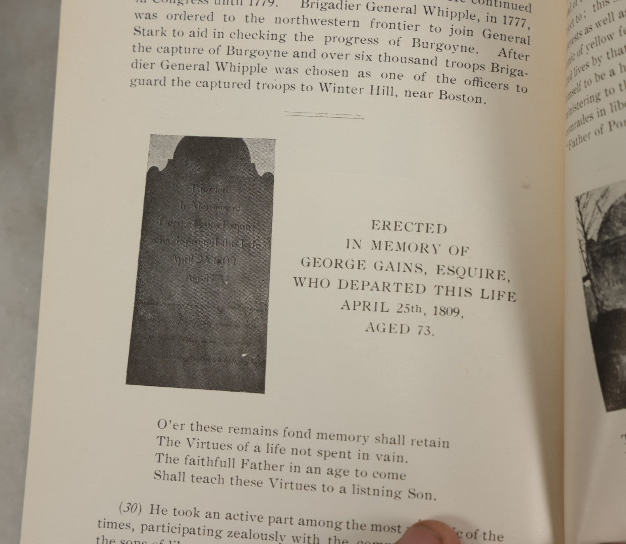 Lot 101 - "Praises On Tombs In The Old North Burial Ground Where Sleep Patriots Of The Revolution" Vintage Pamphlet Booklet Of Eulogies, Epitaphs, And Inscriptions By Arthur I. Harriman, Signed By The Author, 1932