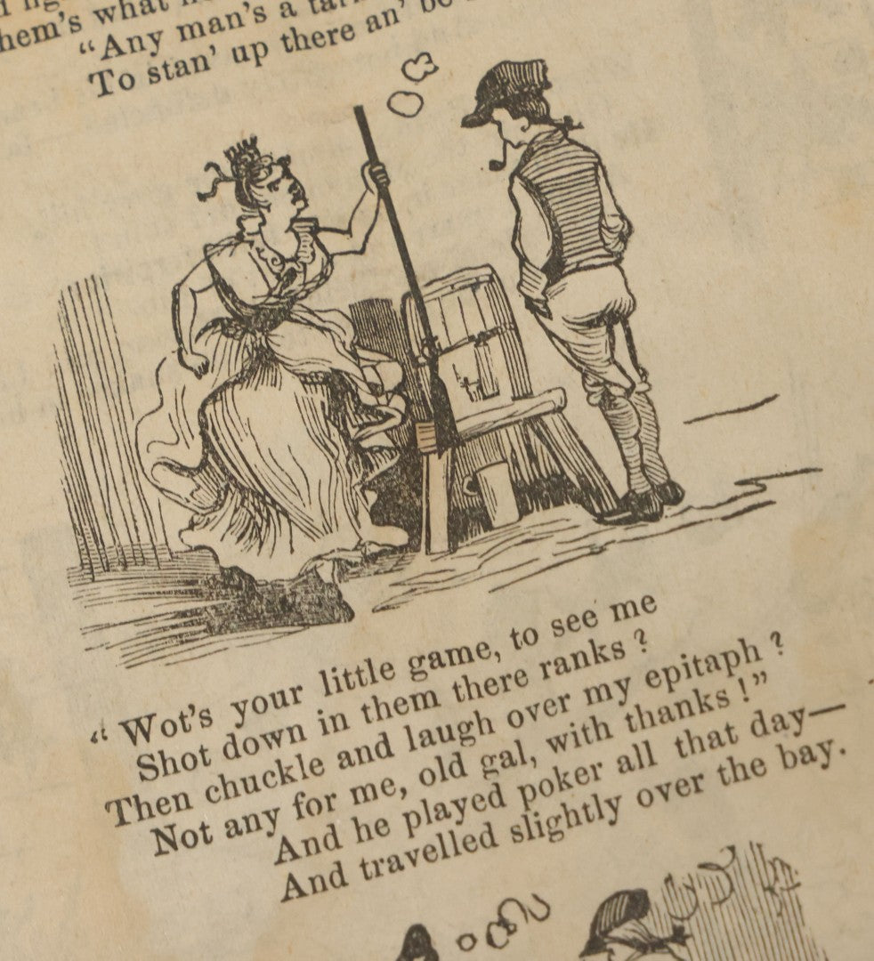 Lot 102 - "Mos Skinner's Centennial Book 1776-1876" Antique Comic Illustrated Booklet, Published By New England News Company, Printed By Warren Richardson, Boston, Copyrighted 1875 By J.E. Brown
