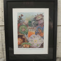Lot 107 - Antique Book Plate Natural History Print, "Anemones Of The Southern Seas" By Theo. Carreras, In Modern Frame, 11-7/8" x 15"