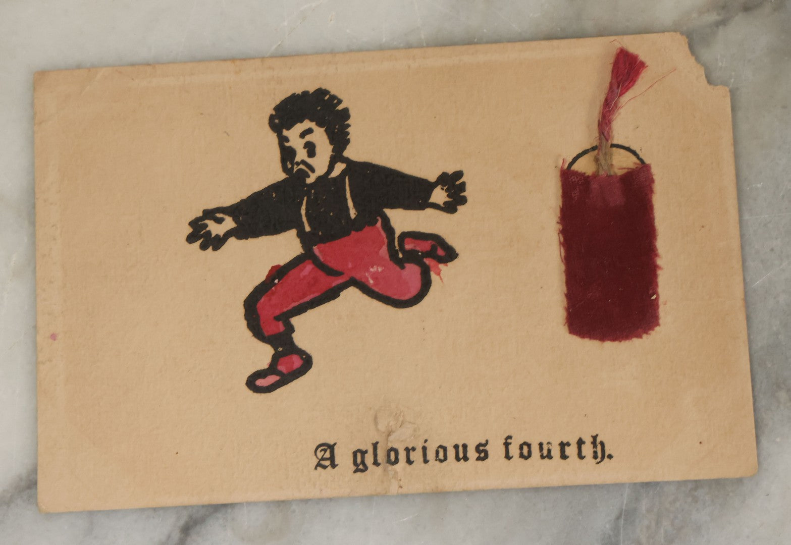 Lot 113 - Grouping Of Four Antique Patriotic Postcards Including 4th Of July, Grand Army Of The Republic, United States & Great Britain, Thanksgiving Greetings