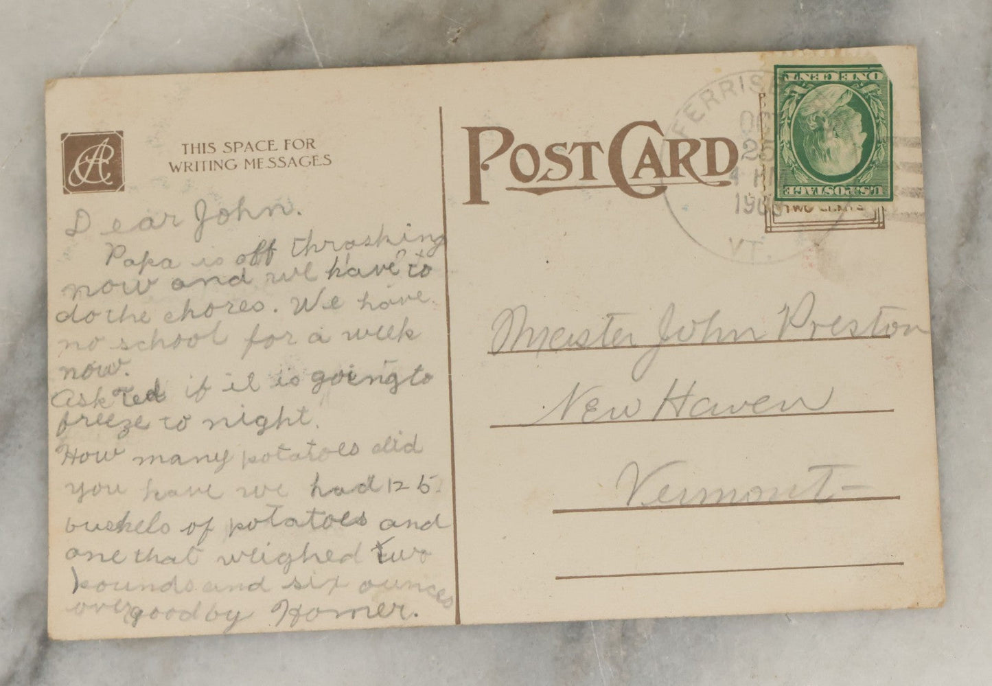 Lot 114 - Grouping Of Three Antique Dog Postcards Including Little Girl With St. Bernard, Happy Days With Puppies And Kitten, And Easter Greetings