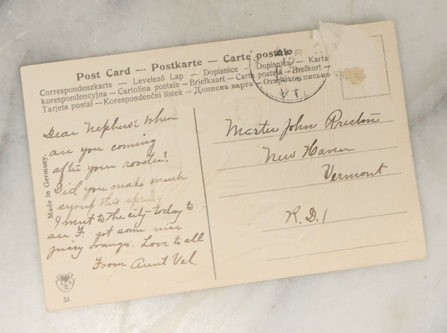 Lot 116 - Grouping Of Nine Various Antique Holiday Postcards Including Thanksgiving, Easter, And Valentine's Day