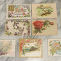 Lot 117 - Grouping Of Nine Various Antique General Greeting Postcards Including Birthday Greetings, To My Dear Cousin, Best Wishes, Etc.