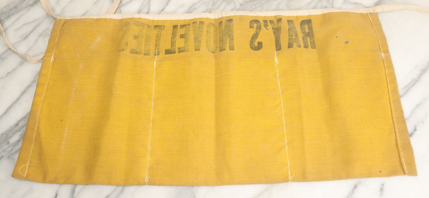 Lot 080 - Vintage Ray's Novelties Bingo And Game Supplies Cashier Salesman's Apron, Nashua, New Hampshire