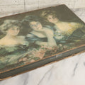 Lot 084 - Antique Large Size Chocolate Box With Cover Art Of Three Beautiful Edwardian Women Titled "At The Opera" By Philip Boileau (1863-1917), Dolly Varden Chocolate Company, Cincinnati, New York, And Saint Louis