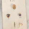 Lot 090 - Grouping Of Four Vintage Fraternal Pins Including Rebekah I.O.O.F., Three Knights Of Columbus Pins