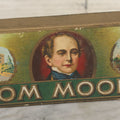 Lot 099 - Antique Paper Board Cigar Box For Tom Moore Cigars, With Lithographed Exterior Label