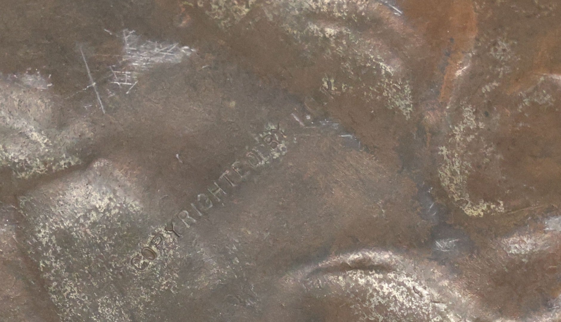 Lot 103 - Antique Pot Metal Trinket Dish Historic Souvenir Commemorating The Louisiana Purchase Centennial, 1803-1903, With Uncle Sam, Eagle, And Other Patriotic Symbols, Copyrighted By I.G.K.