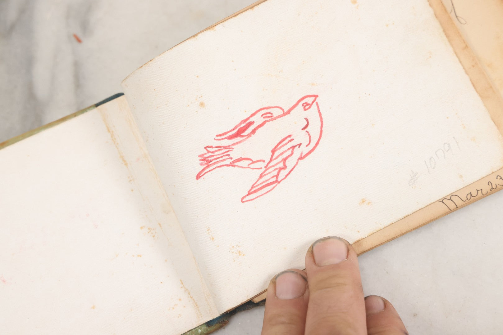 Lot 107 - Antique Late Victorian Autograph Album, Belonged To Florence, With Many Notes And Poems, Mother And Daughter With Mandolins On Cover, Wolfeboro, New Hampshire, 1901-1902