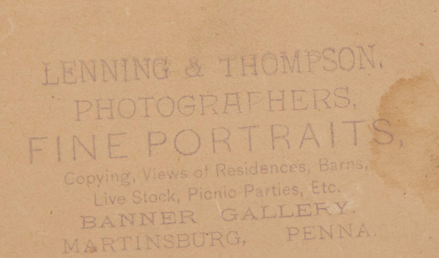 Lot 112 - Antique Boarded Photograph Of Western Pennsylvania School Class Posing In Front Of 44 Star American Flag With Teachers, Lenning & Thompson, Photographers, Martinsburg, Pennsylvania