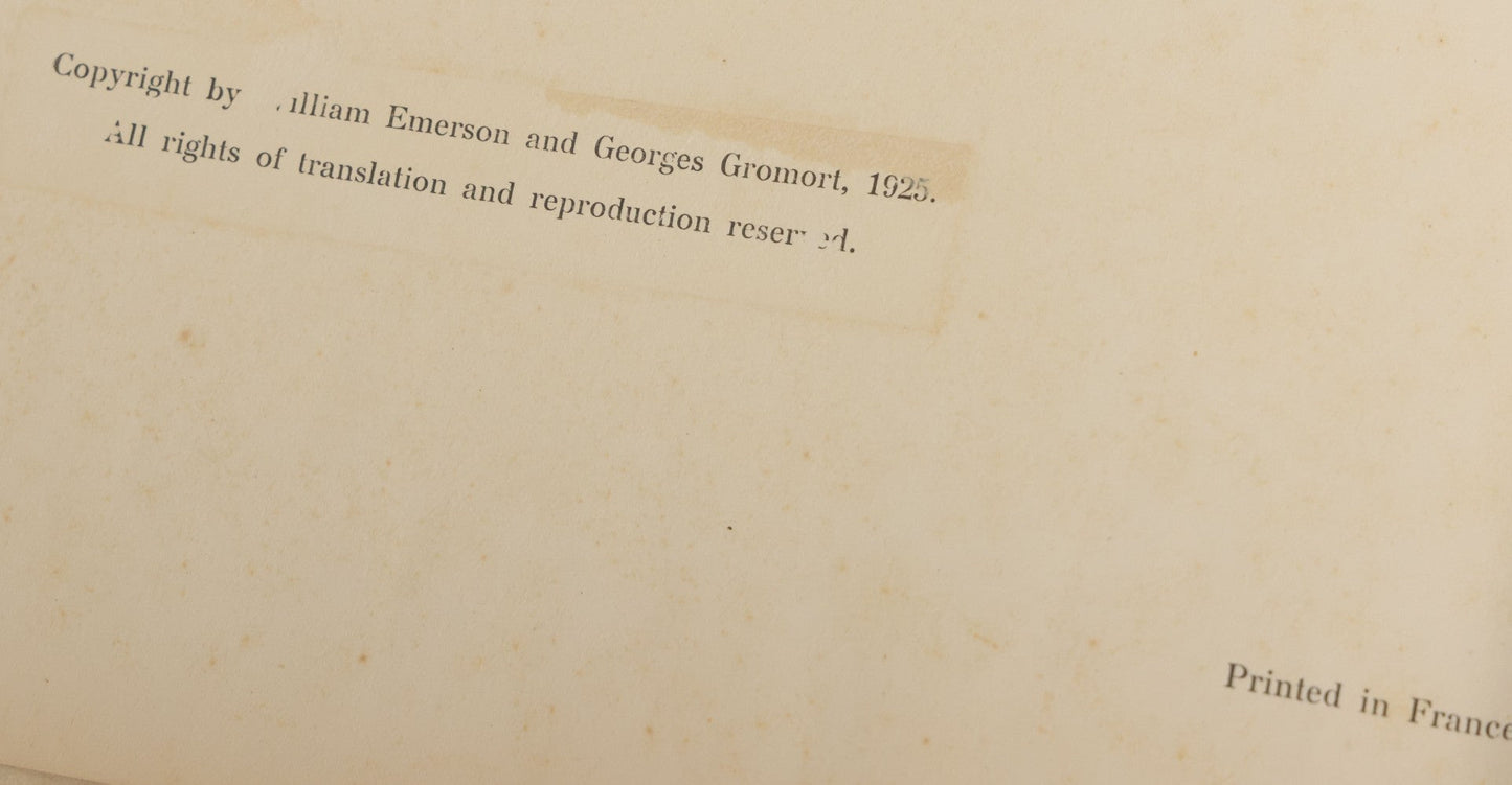 Lot 124 - Antique Folio Print Book "Old Bridges Of France: A Series Of Historical Examples From Roman Times To The End Of The 18th Century" Published By The Press Of The American Institute Of Architects, No. 257 Of 1000, Printed In France, 1925
