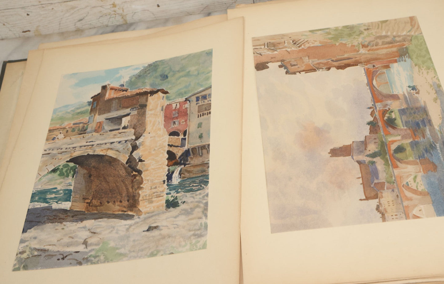 Lot 124 - Antique Folio Print Book "Old Bridges Of France: A Series Of Historical Examples From Roman Times To The End Of The 18th Century" Published By The Press Of The American Institute Of Architects, No. 257 Of 1000, Printed In France, 1925