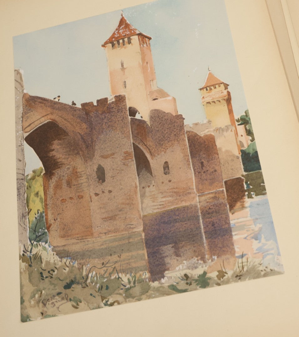 Lot 124 - Antique Folio Print Book "Old Bridges Of France: A Series Of Historical Examples From Roman Times To The End Of The 18th Century" Published By The Press Of The American Institute Of Architects, No. 257 Of 1000, Printed In France, 1925