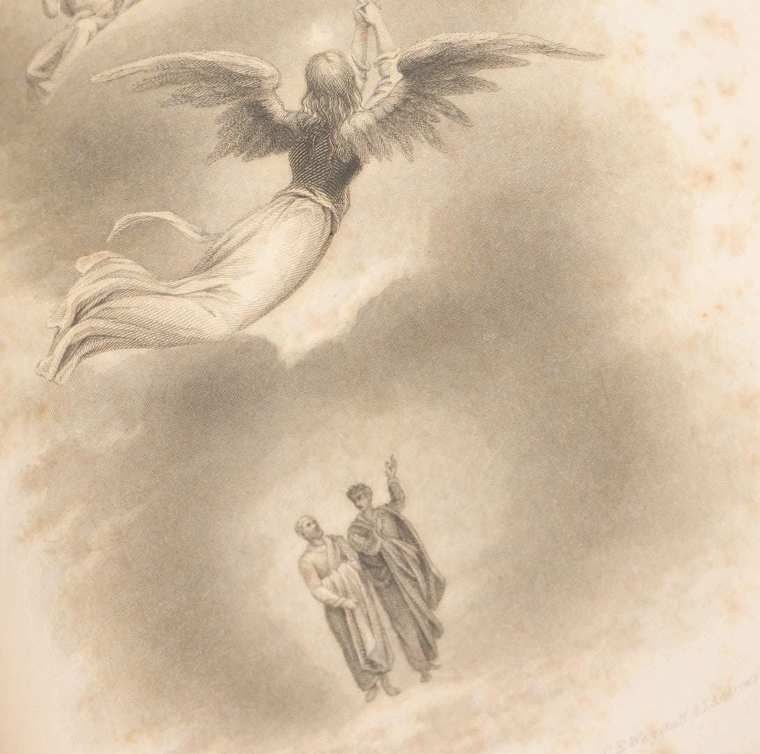 Lot 125 - "Festus, A Poem" Antique Epic Poem Book By Philip James Bailey, With Illustrations By Hammett Billings, From The Third London Edition, Sanborn, Carter, And Bazin, Publishers, Boston, 1857