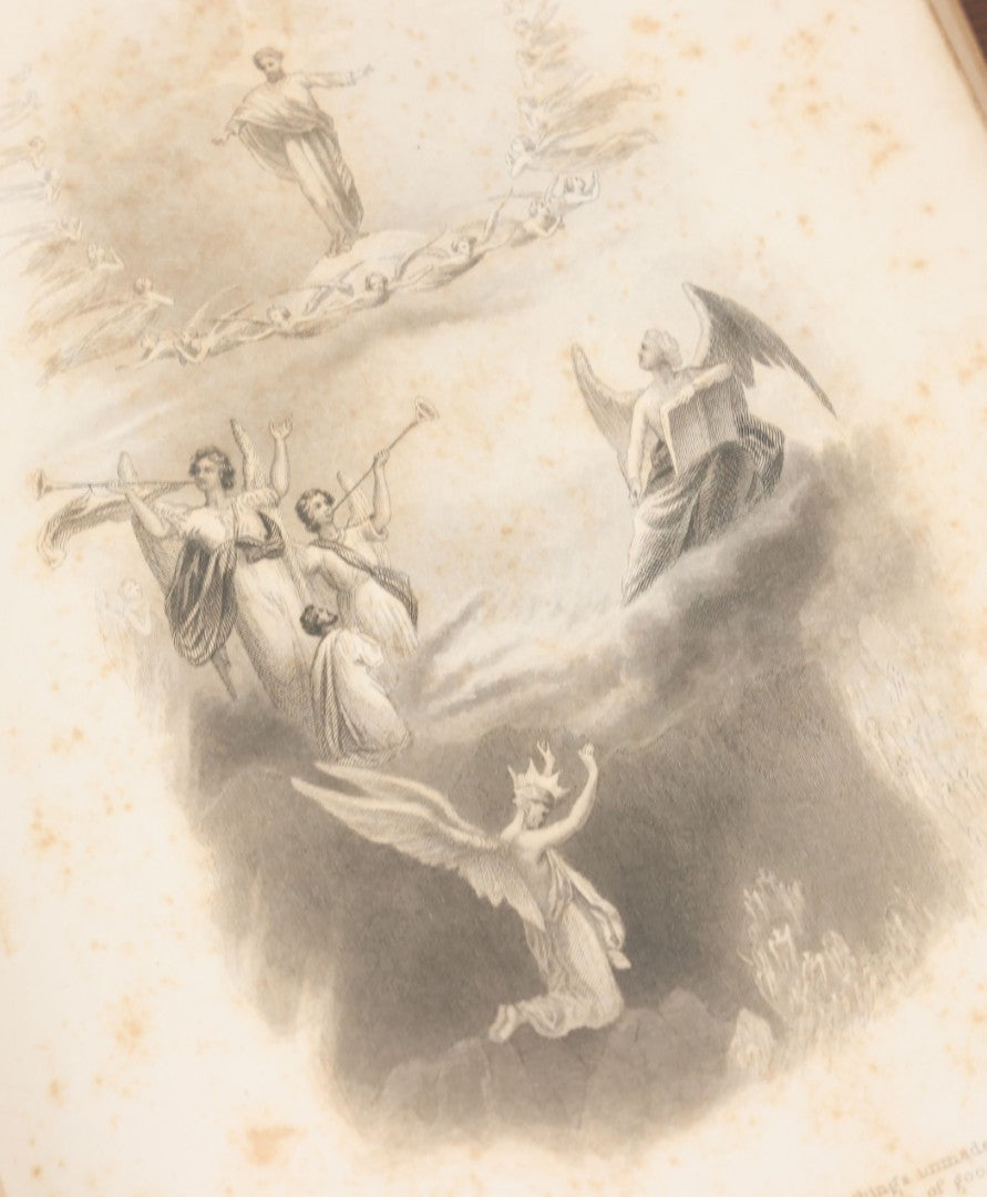 Lot 125 - "Festus, A Poem" Antique Epic Poem Book By Philip James Bailey, With Illustrations By Hammett Billings, From The Third London Edition, Sanborn, Carter, And Bazin, Publishers, Boston, 1857