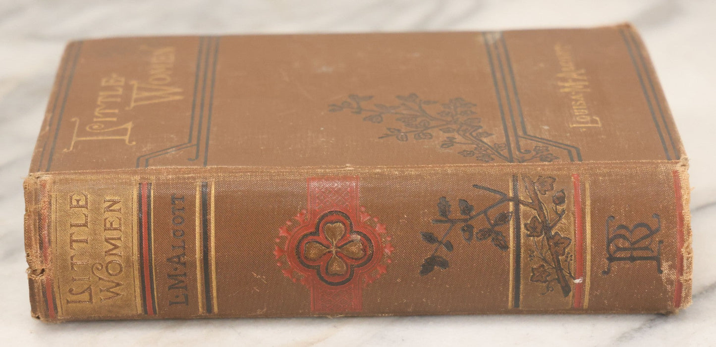 Lot 126 - "Little Women; Or Meg, Jo, Beth, And Amy" Antique Novel By Louisa M. Alcott, Parts I And Ii, With Illustrations, Roberts Brothers, Publishers, Boston, 1890, Note Loose Pages And Loose Binding