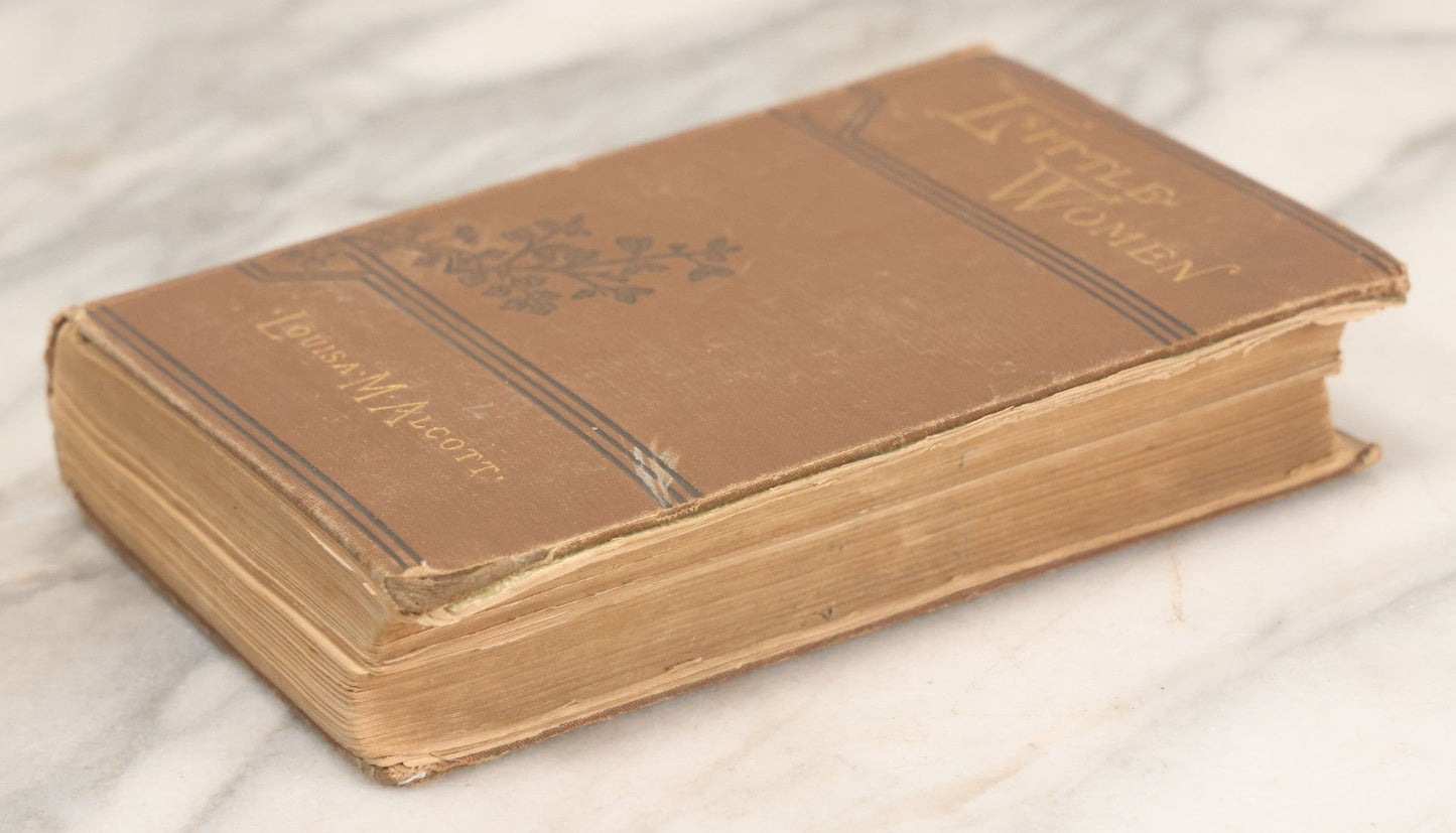 Lot 126 - "Little Women; Or Meg, Jo, Beth, And Amy" Antique Novel By Louisa M. Alcott, Parts I And Ii, With Illustrations, Roberts Brothers, Publishers, Boston, 1890, Note Loose Pages And Loose Binding