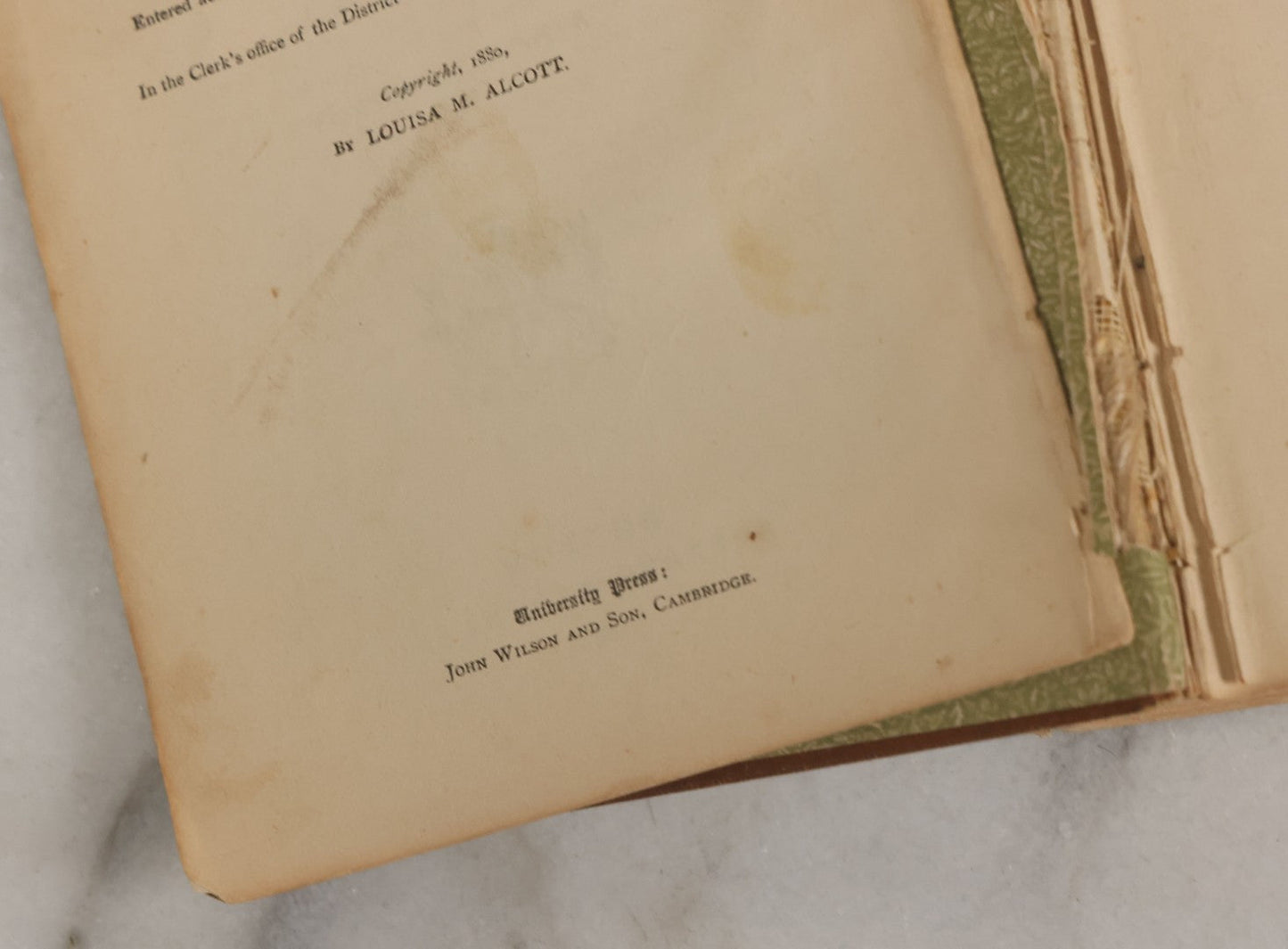 Lot 126 - "Little Women; Or Meg, Jo, Beth, And Amy" Antique Novel By Louisa M. Alcott, Parts I And Ii, With Illustrations, Roberts Brothers, Publishers, Boston, 1890, Note Loose Pages And Loose Binding