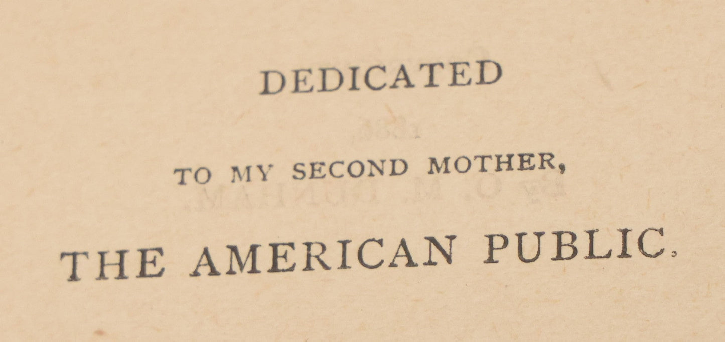 Lot 127 - "The People I'Ve Smiled With: Recollections Of A Merry Little Life" Antique Autobiographical Book By Marshall P. Wilder, American Humorist Cassell Publishing Company, New York, Copyright 1886 By O.M. Dunham, Circa 1889, Note Cover Loosening