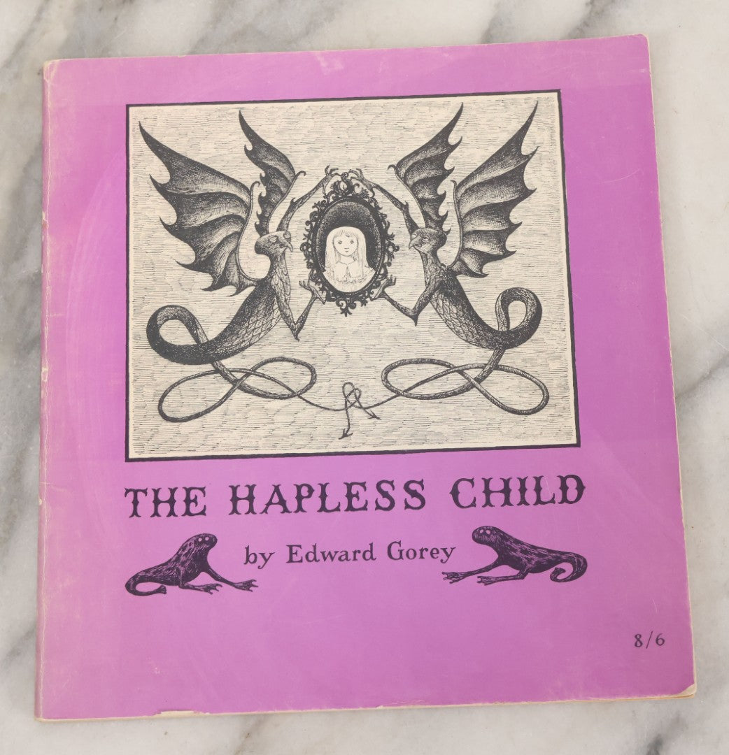 Lot 128 - "The Hapless Child" Vintage Macabre Illustrated Children's Book By Edward Gorey, Ivan Obolensky, Inc., Publishers, New York, Copyright 1961