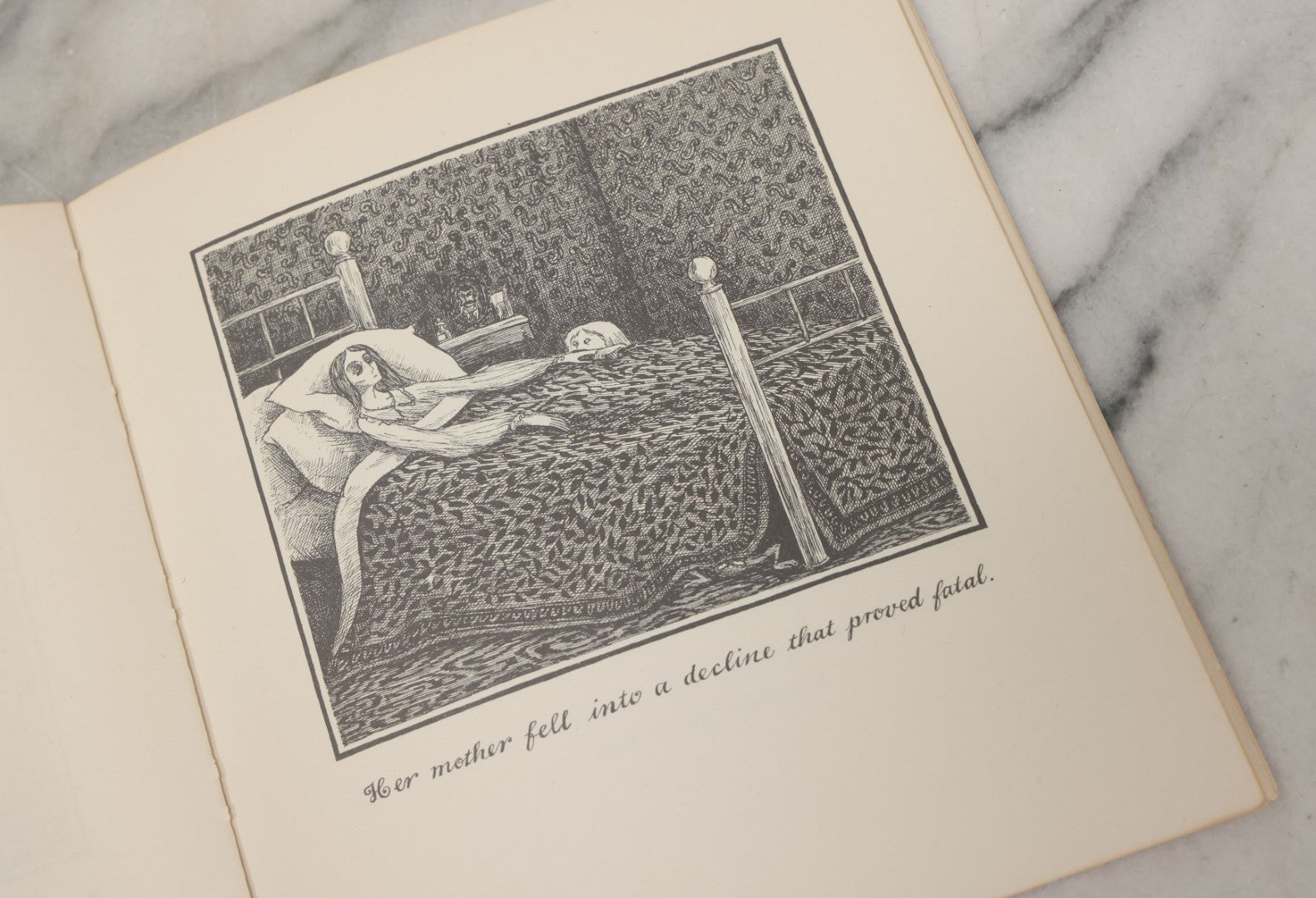 Lot 128 - "The Hapless Child" Vintage Macabre Illustrated Children's Book By Edward Gorey, Ivan Obolensky, Inc., Publishers, New York, Copyright 1961