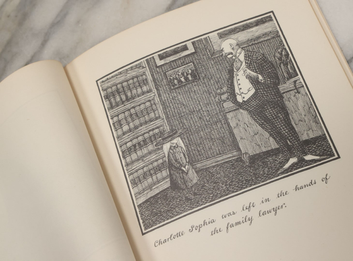 Lot 128 - "The Hapless Child" Vintage Macabre Illustrated Children's Book By Edward Gorey, Ivan Obolensky, Inc., Publishers, New York, Copyright 1961