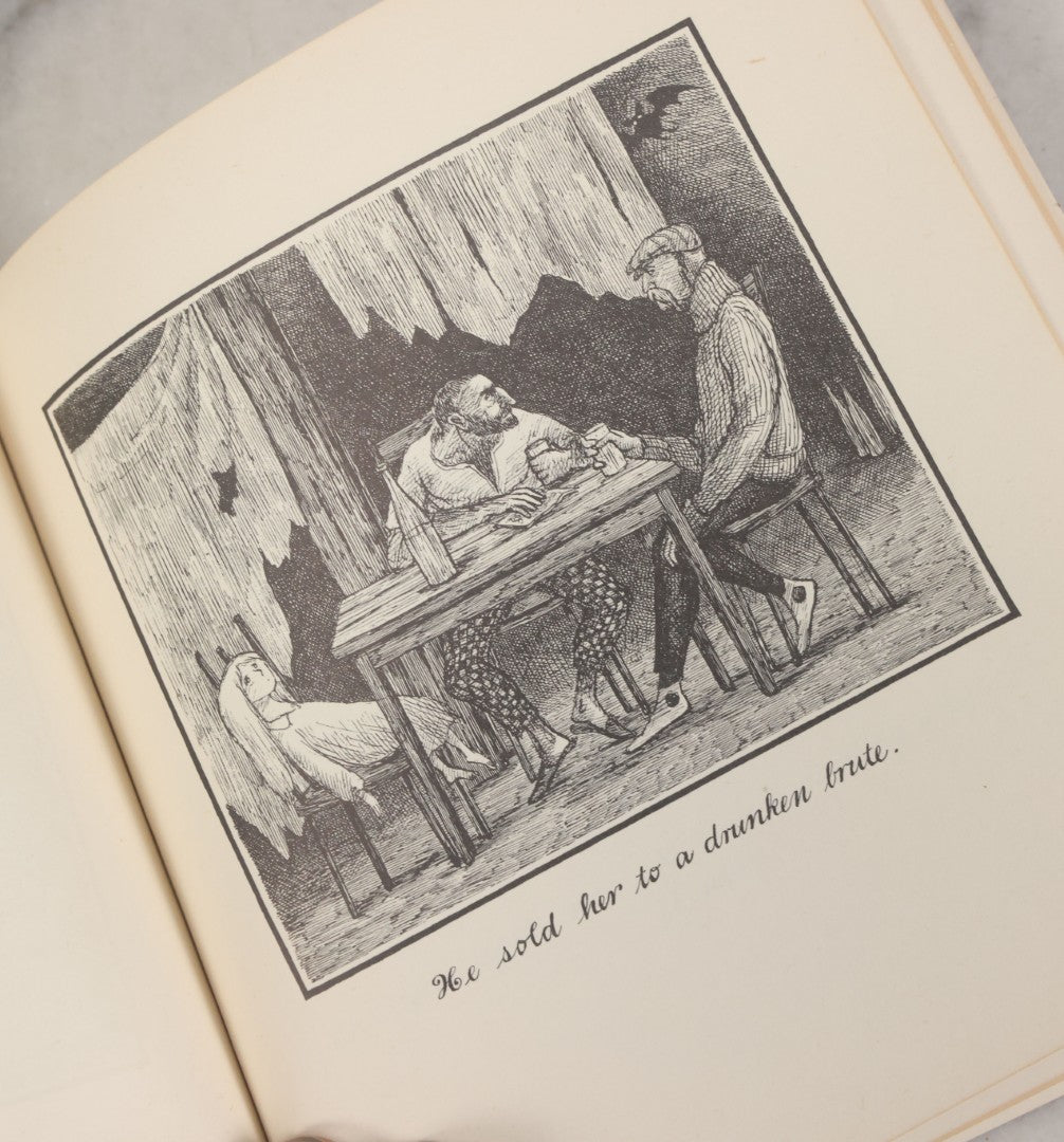 Lot 128 - "The Hapless Child" Vintage Macabre Illustrated Children's Book By Edward Gorey, Ivan Obolensky, Inc., Publishers, New York, Copyright 1961