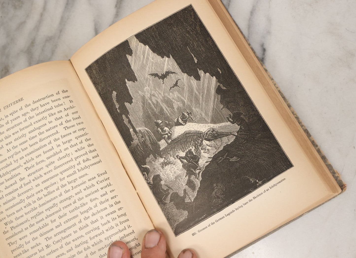 Lot 013 - "The Universe; Or The Wonders Of Creation, The Infinitely Great And The Infinitely Little" Antique Natural History Book By F.A. Pouchet, M.D., With 270 Engravings, B.B. Russell, Publisher, Boston, Seventh Edition, 1882