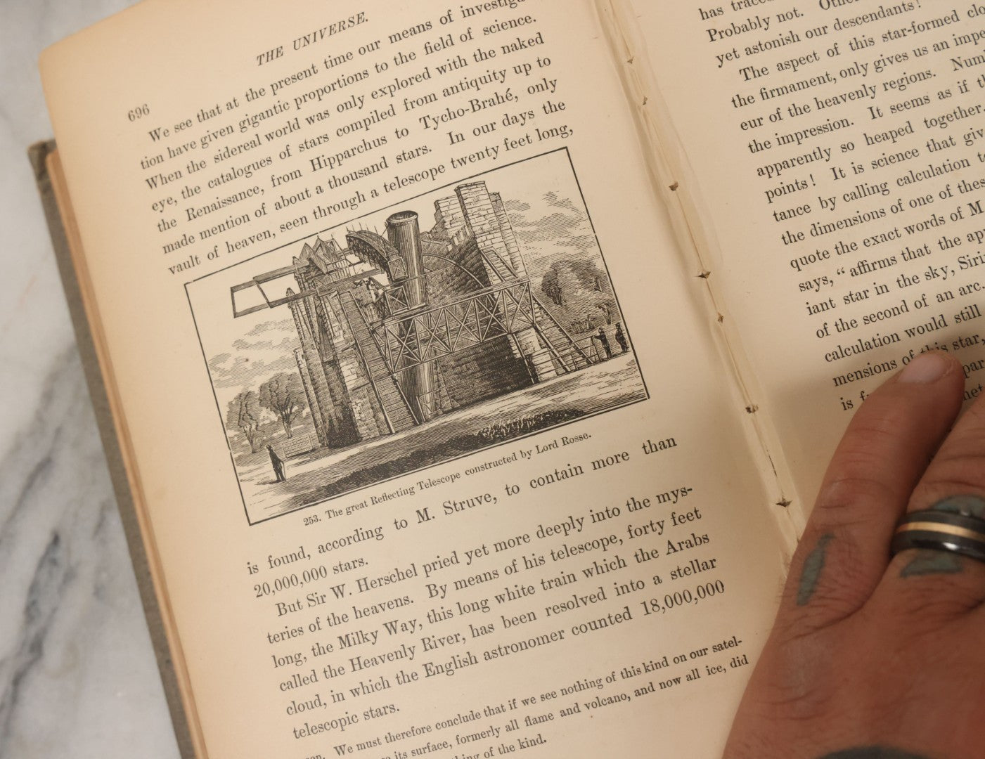 Lot 013 - "The Universe; Or The Wonders Of Creation, The Infinitely Great And The Infinitely Little" Antique Natural History Book By F.A. Pouchet, M.D., With 270 Engravings, B.B. Russell, Publisher, Boston, Seventh Edition, 1882