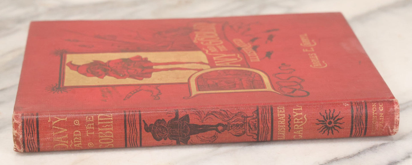 Lot 014 - "Davy And The Goblin; Or What Followed Reading 'Alice's Adventures In Wonderland'" Antique Fantasy Book By Charles E. Carryl, With Illustrations By E.B. Bensell, Houghton Mifflin Company, Publishers, Boston & New York, 1885