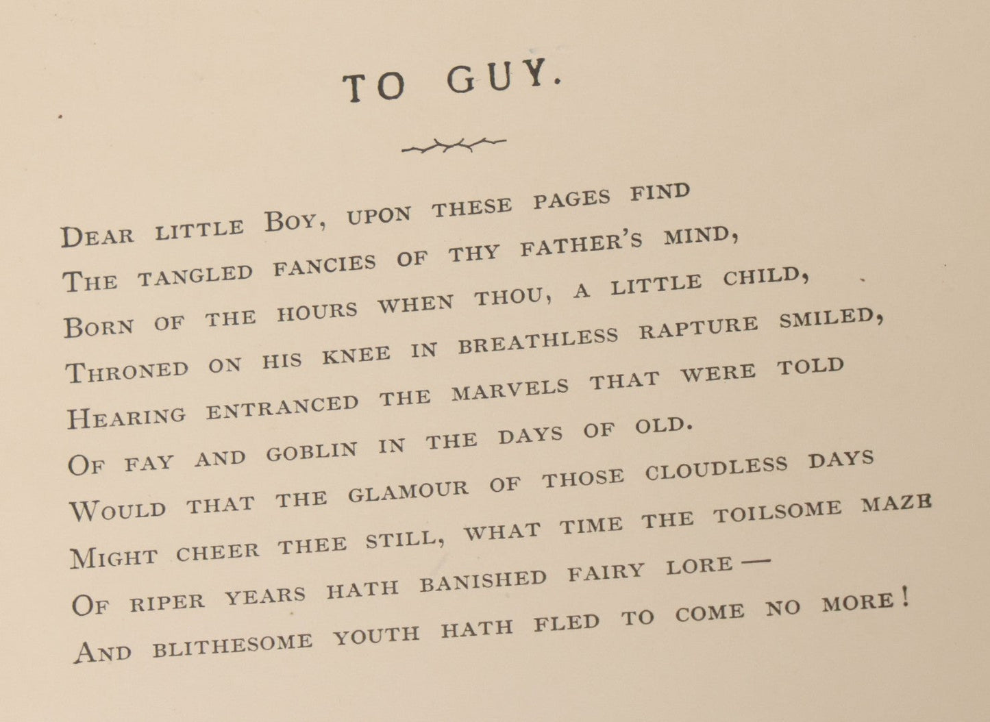 Lot 014 - "Davy And The Goblin; Or What Followed Reading 'Alice's Adventures In Wonderland'" Antique Fantasy Book By Charles E. Carryl, With Illustrations By E.B. Bensell, Houghton Mifflin Company, Publishers, Boston & New York, 1885