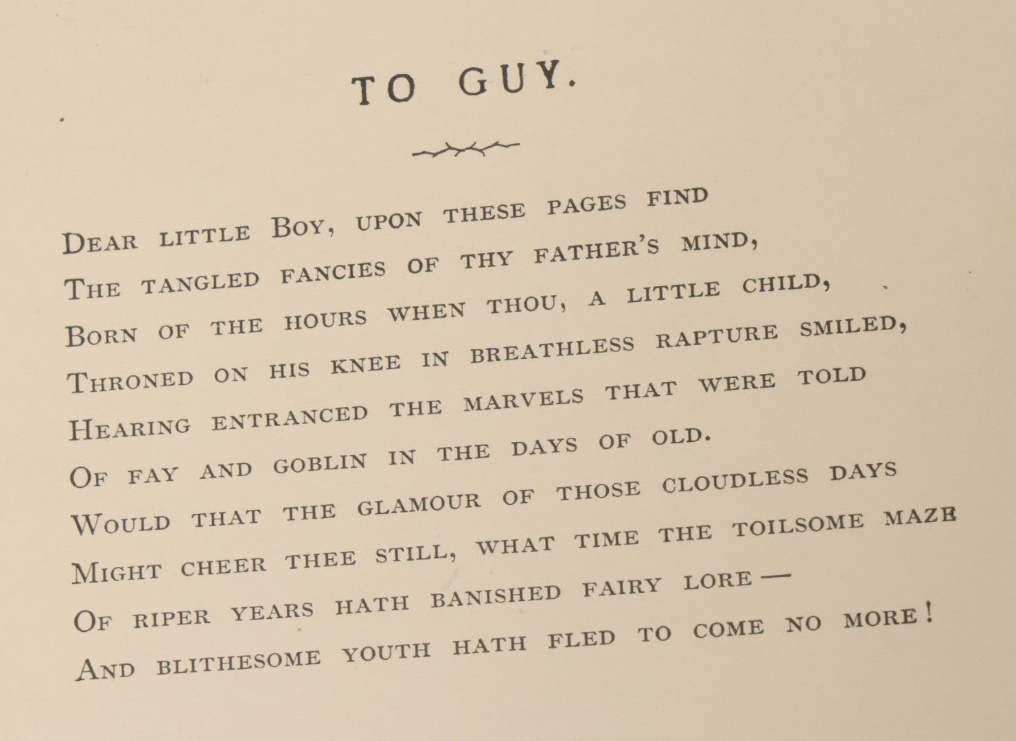 Lot 014 - "Davy And The Goblin; Or What Followed Reading 'Alice's Adventures In Wonderland'" Antique Fantasy Book By Charles E. Carryl, With Illustrations By E.B. Bensell, Houghton Mifflin Company, Publishers, Boston & New York, 1885
