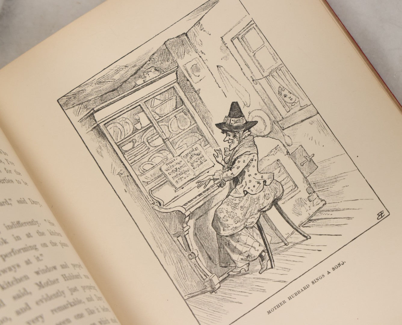Lot 014 - "Davy And The Goblin; Or What Followed Reading 'Alice's Adventures In Wonderland'" Antique Fantasy Book By Charles E. Carryl, With Illustrations By E.B. Bensell, Houghton Mifflin Company, Publishers, Boston & New York, 1885